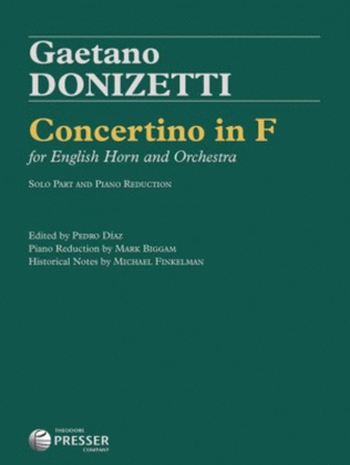 Book cover for Concertino in F