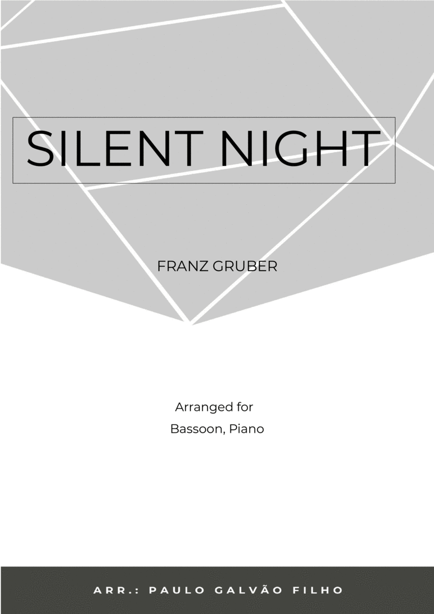 SILENT NIGHT - BASSOON & PIANO image number null