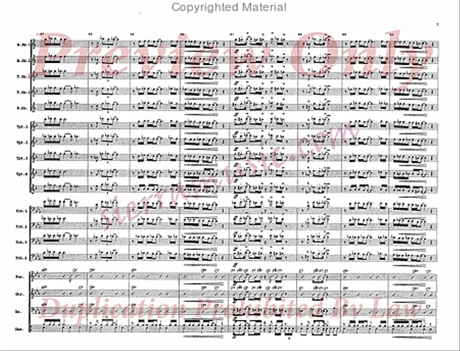 Swee' Pea Big Band scores gallery preview page 8