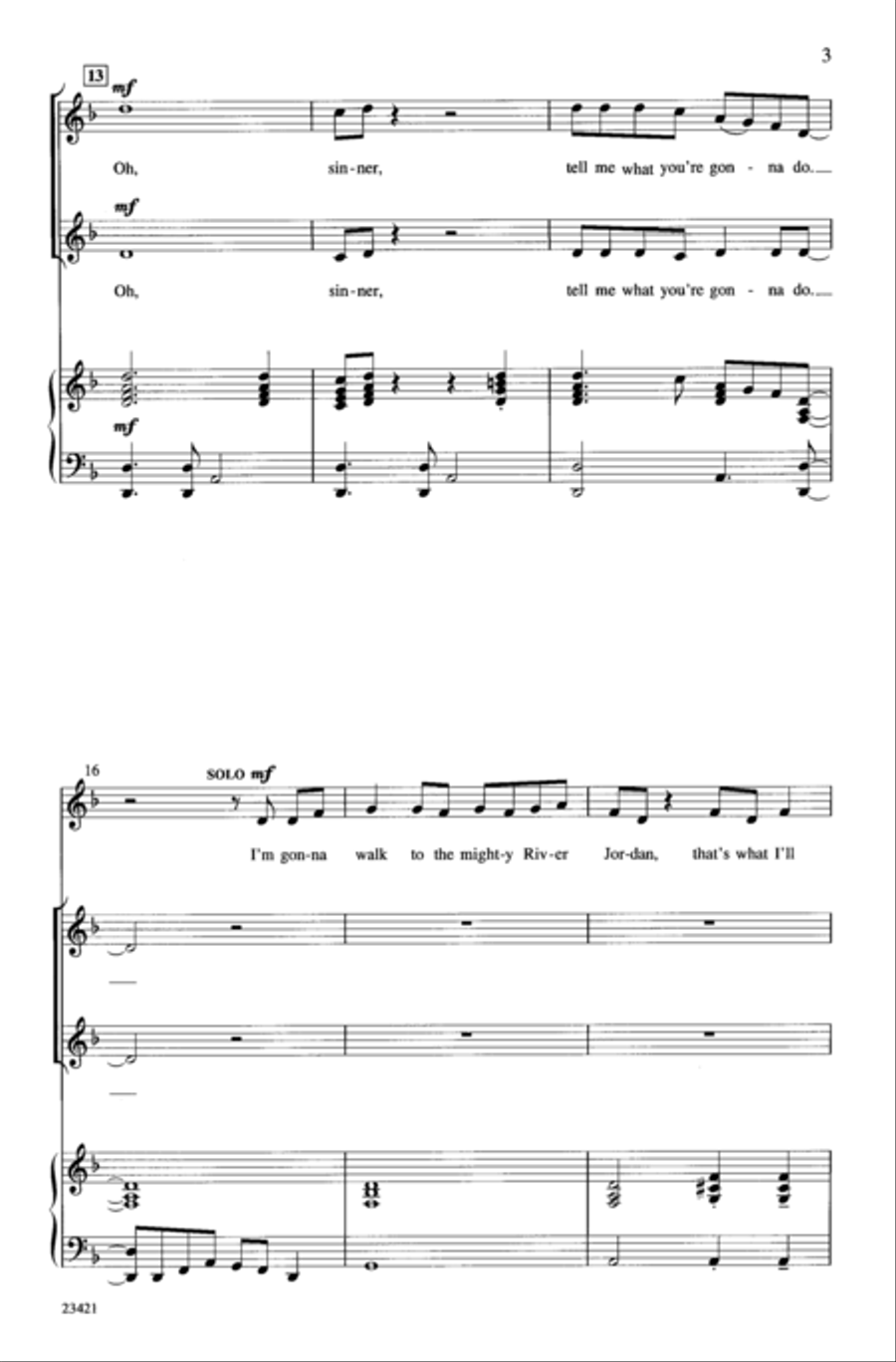 Oh, Sinner! 2-Part scores gallery preview page 3