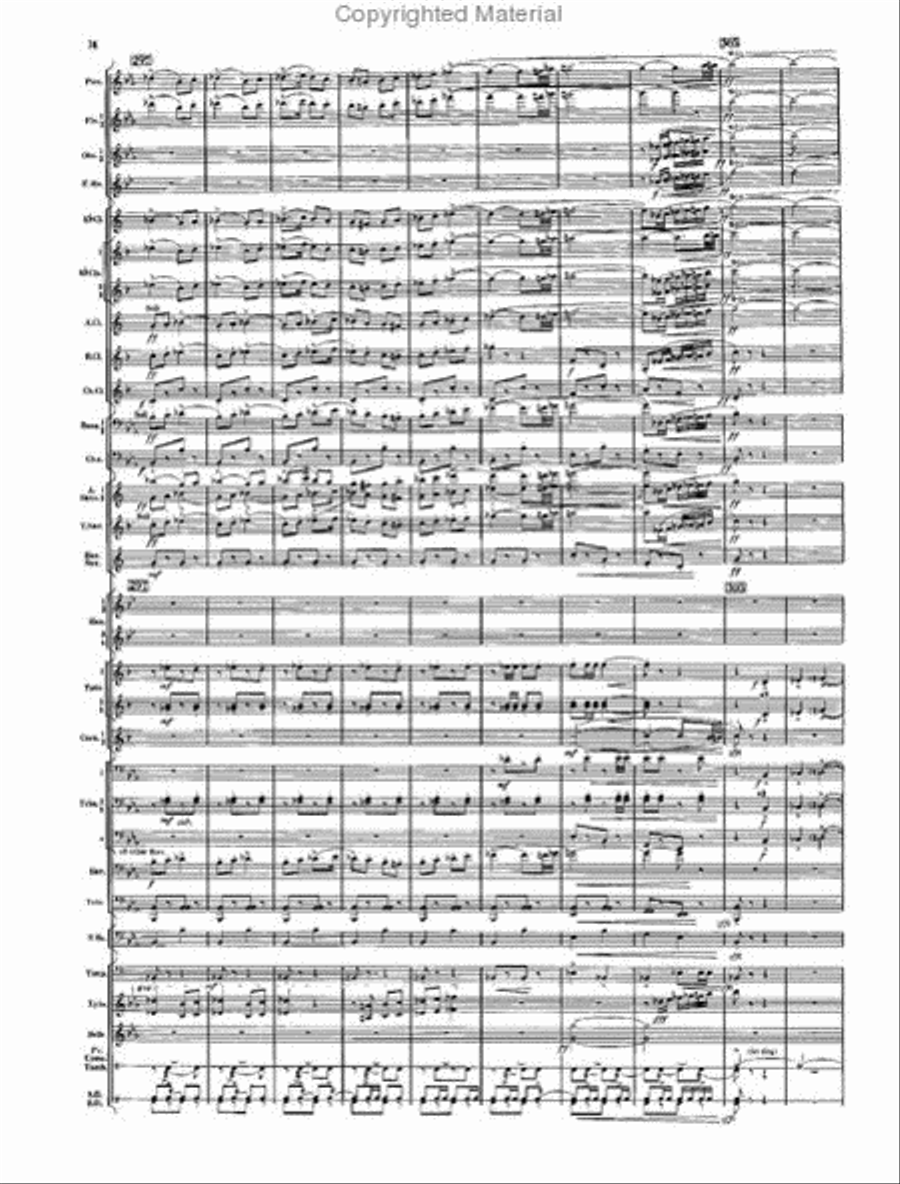 Armenian Dances, Part II Concert Band scores gallery preview page 72