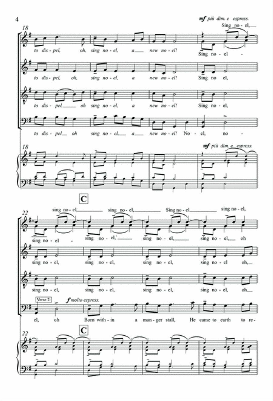 A New Noel A New Noel 4-Part scores gallery preview page 4