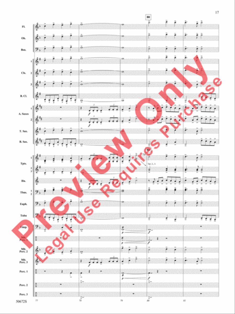 Ascension Concert Band scores gallery preview page 18