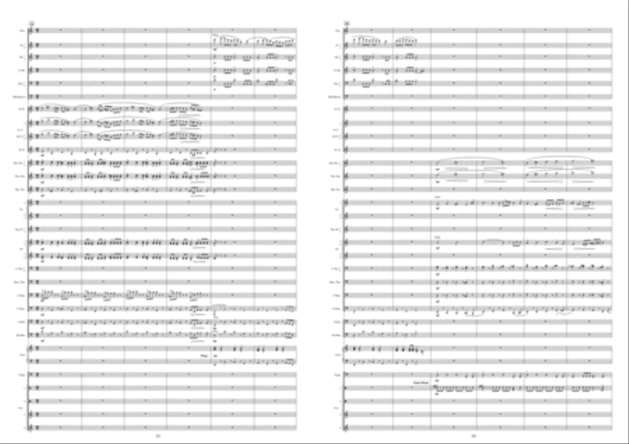 Symphony No. 2: States Of Mind, Opus 87 Concert Band scores gallery preview page 28