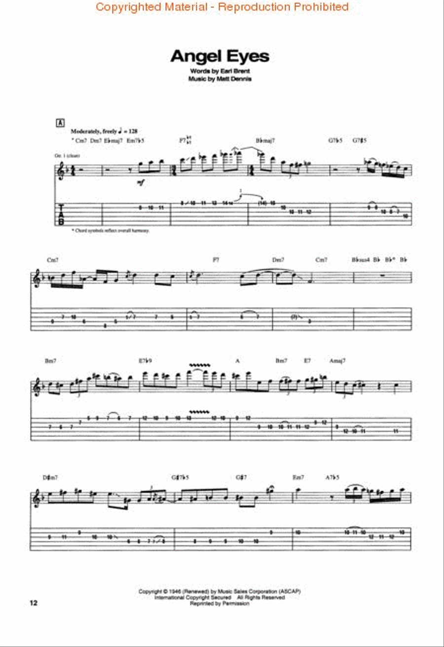 Jazz Guitar Bible Electric Guitar scores gallery preview page 3