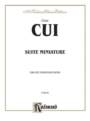 Book cover for Suite Miniature - 1 Piano/4 Hands