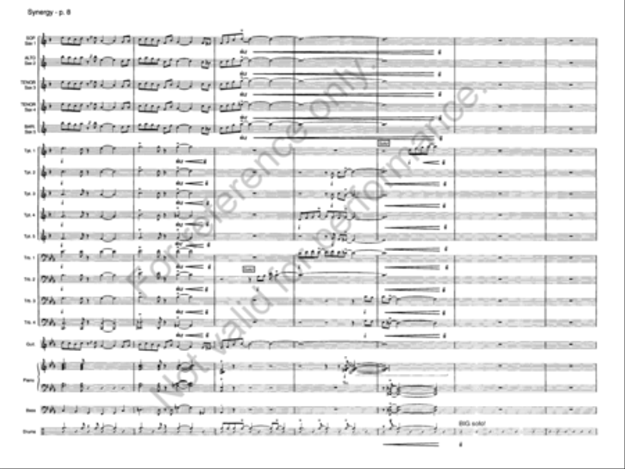 Synergy Jazz Ensemble scores gallery preview page 7