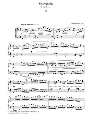Prelude No. 3 (from Six Preludes)