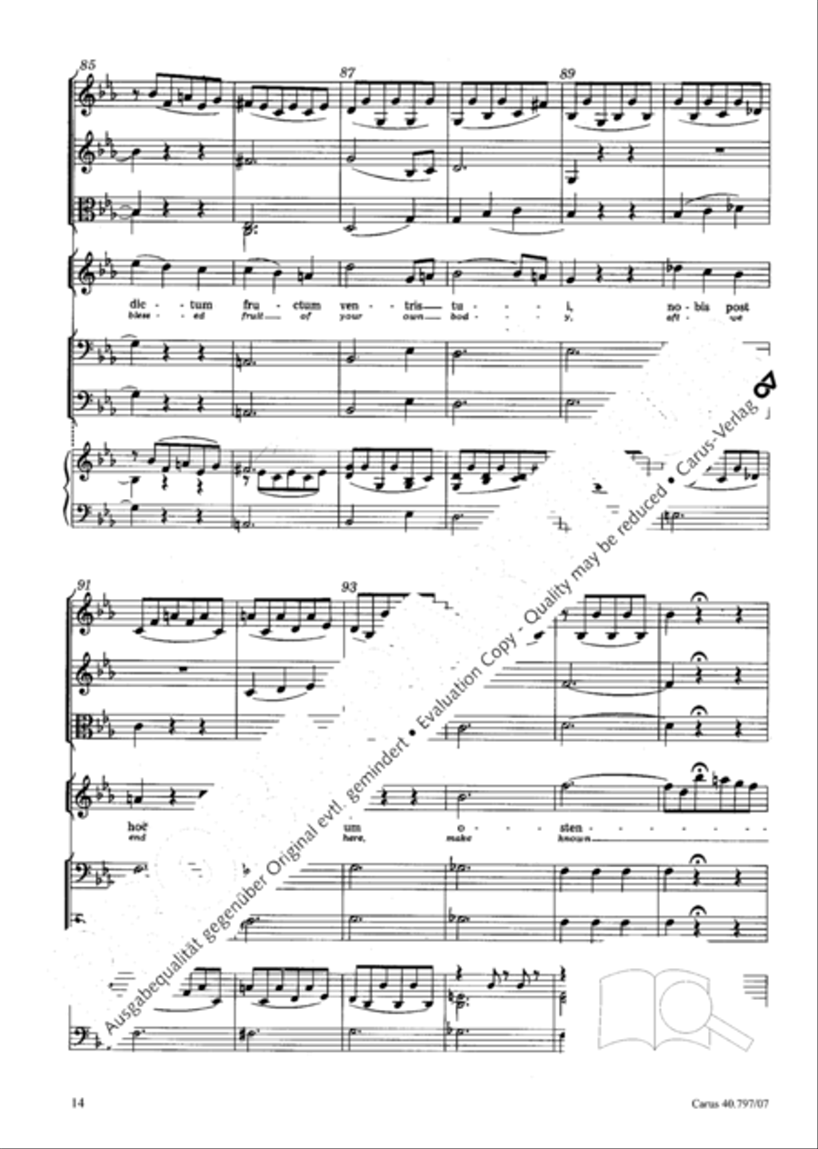 Ave maris stella (Ave maris stella (Ave, Stern der Meere)) Flute scores gallery preview page 15