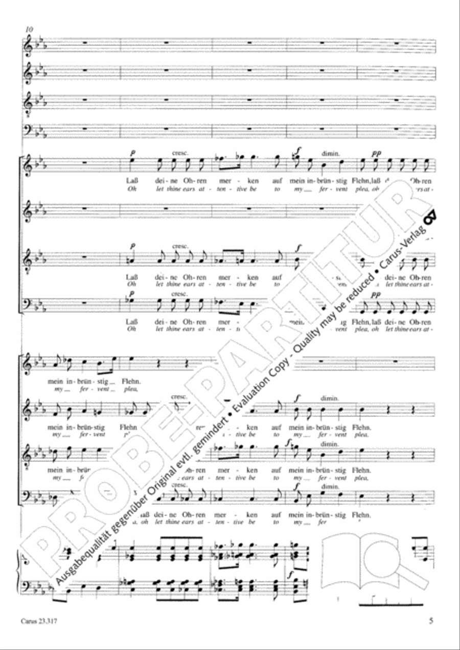 Psalm 130 Psalm 130 4-Part scores gallery preview page 6