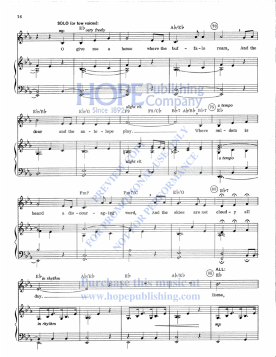 My Country My Country Unison Choir scores gallery preview page 17