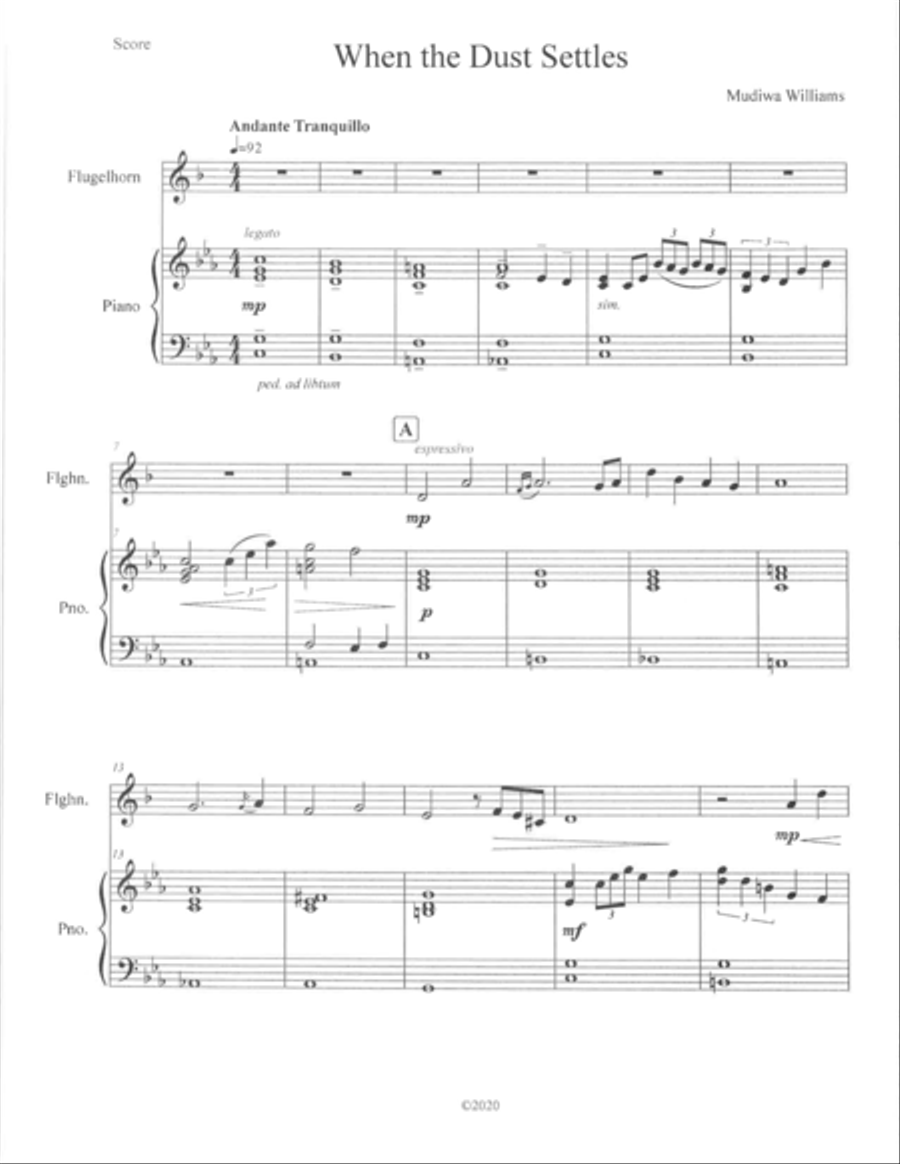 When the Dust Settles Chamber Music scores gallery preview page 3