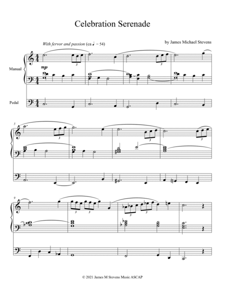 Celebration Serenade - Organ Solo image number null