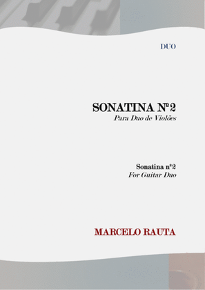 Sonatina nº2 para duo de Violões (Sonatina nº2 for Guitar Duo)