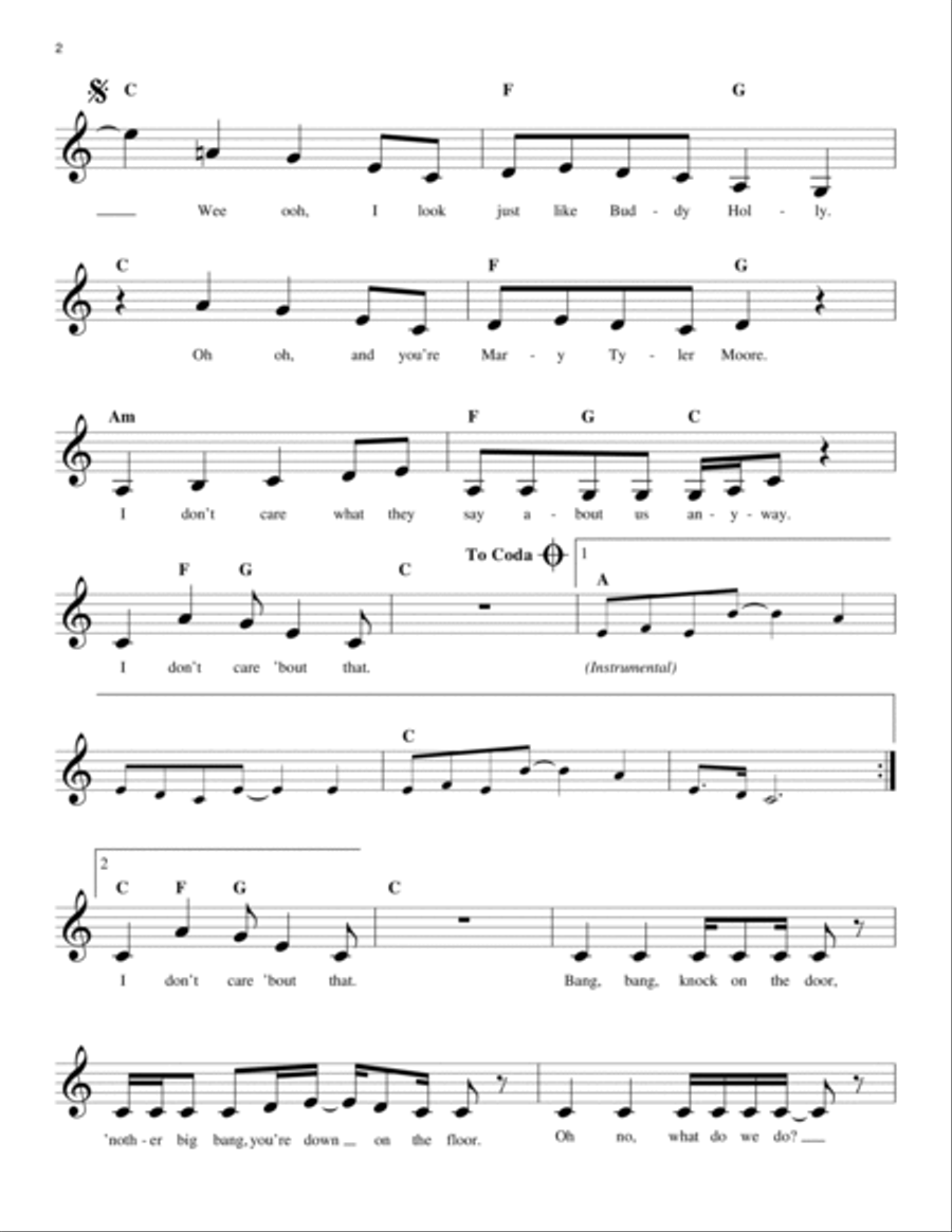 Buddy Holly Guitar scores gallery preview page 2