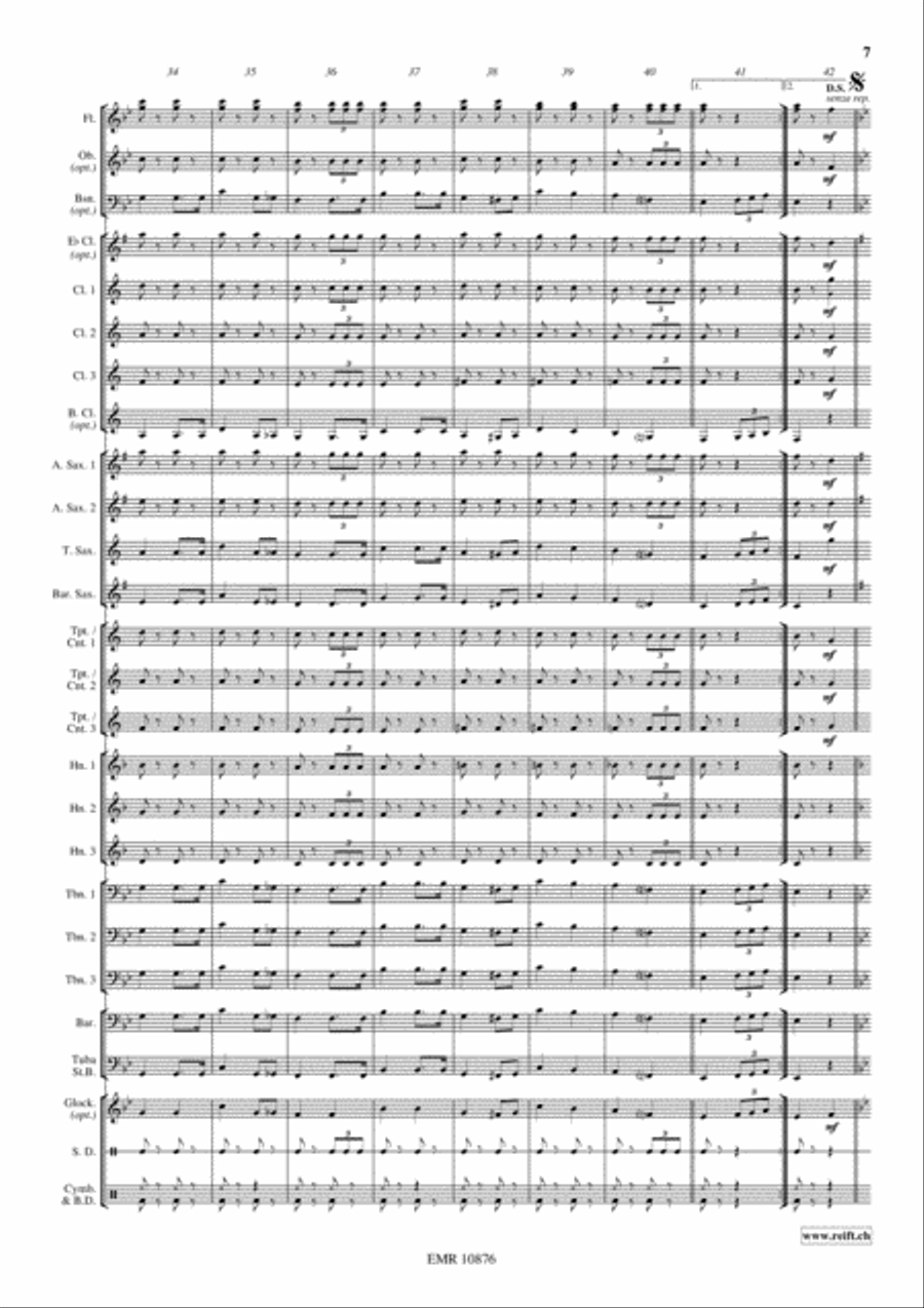 LLB-Marsch Concert Band scores gallery preview page 8
