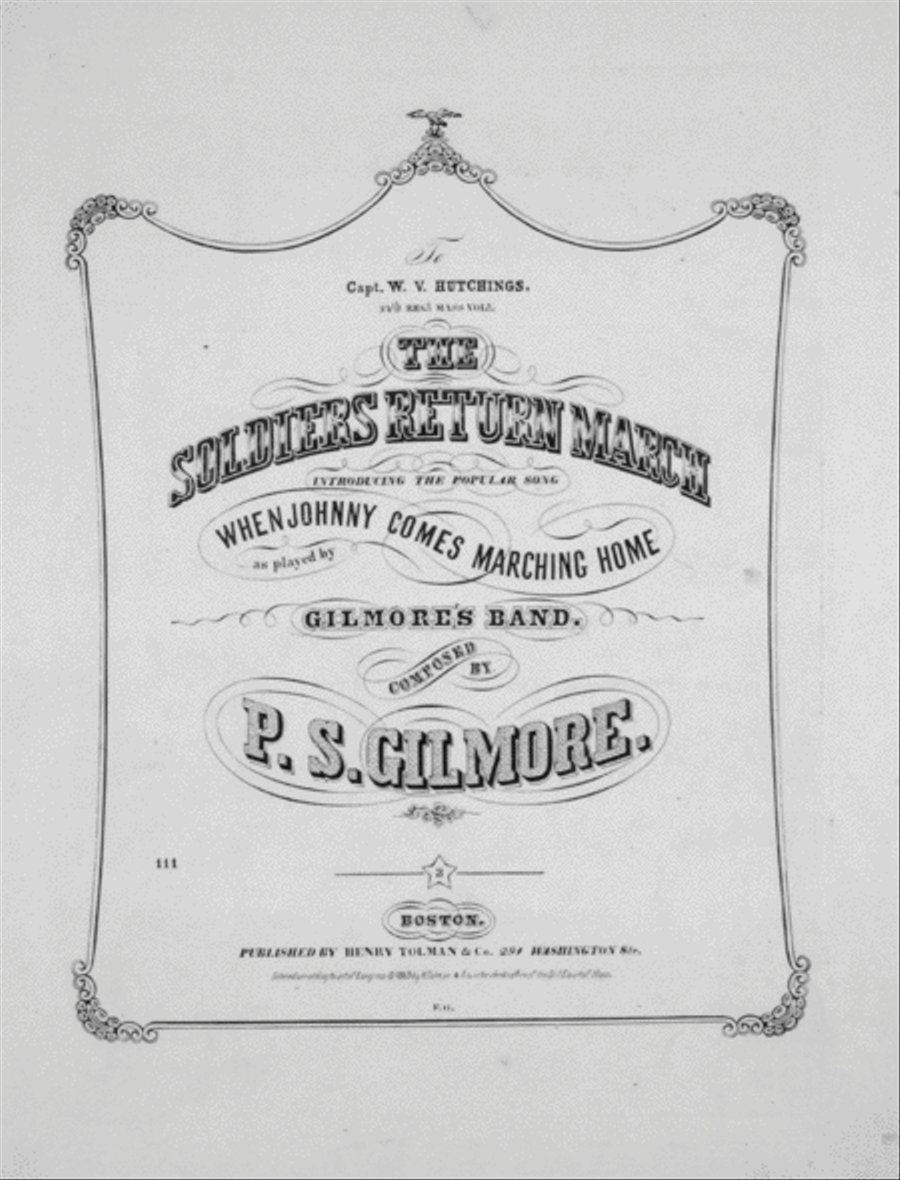 Soldiers Return March Piano Solo scores gallery preview page 1