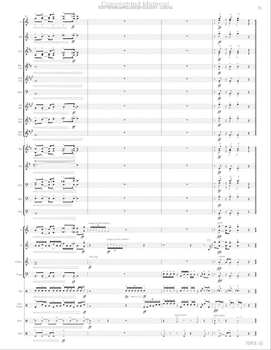Stormbreak Percussion Ensemble scores gallery preview page 20