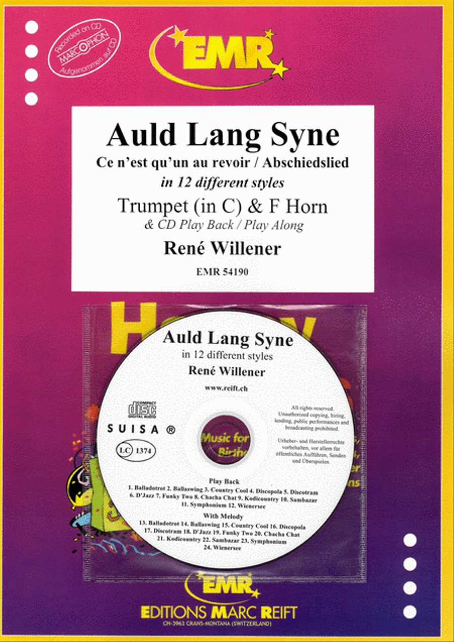 Auld Lang Syne Horn scores gallery preview page 1