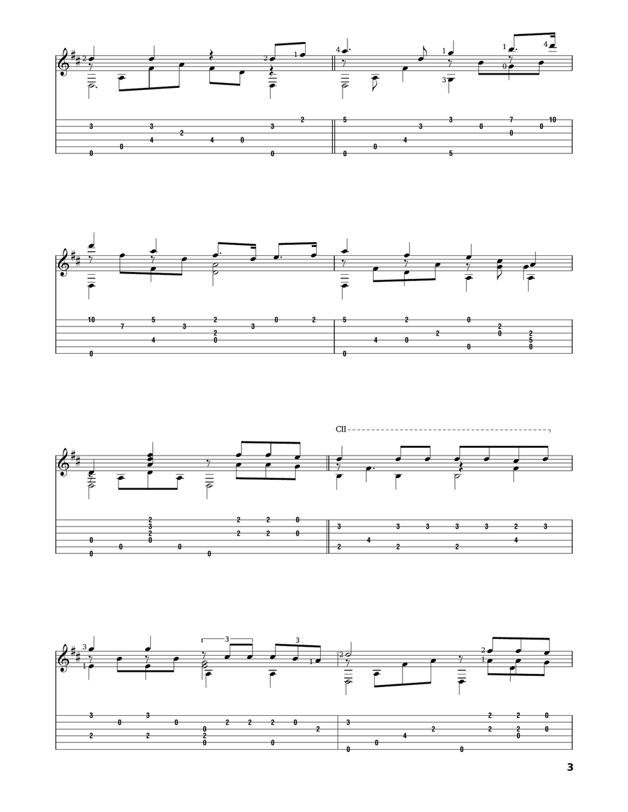 Ideale Ideale Acoustic Guitar scores gallery preview page 3