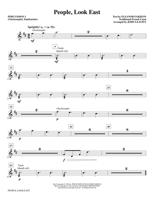 People, Look East - Percussion 1