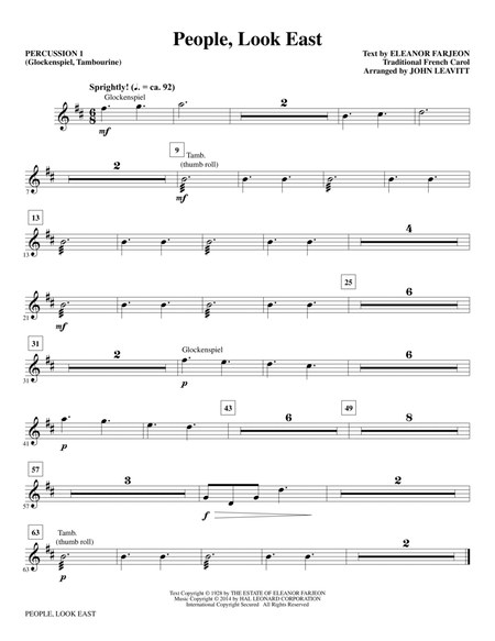 People, Look East - Percussion 1