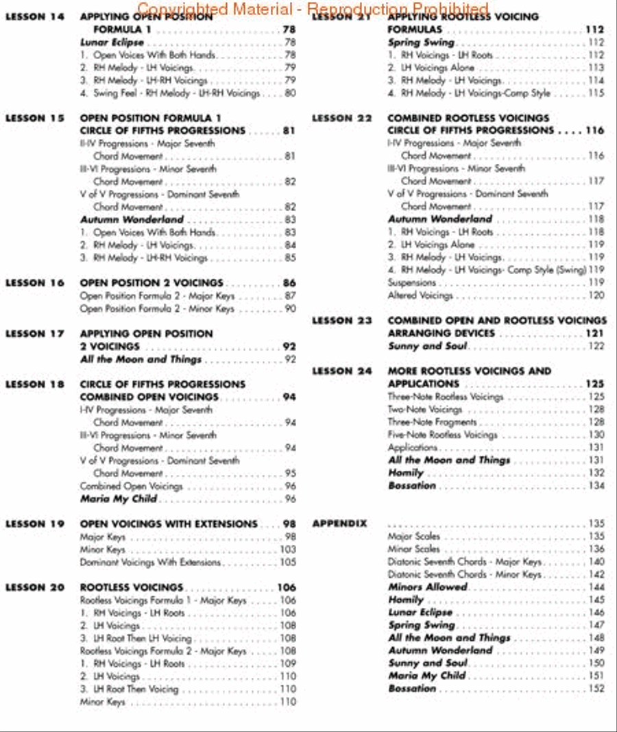Jazz Piano Concepts & Techniques Piano Method scores gallery preview page 3