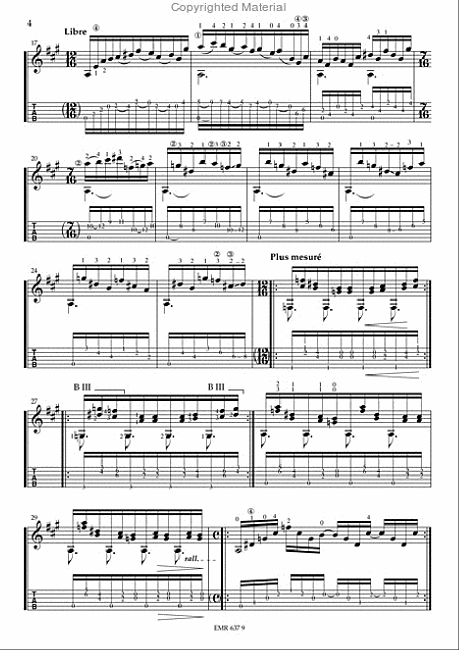 L'Accord infini pour guitare (avec tablature) Guitar Tablature scores gallery preview page 3