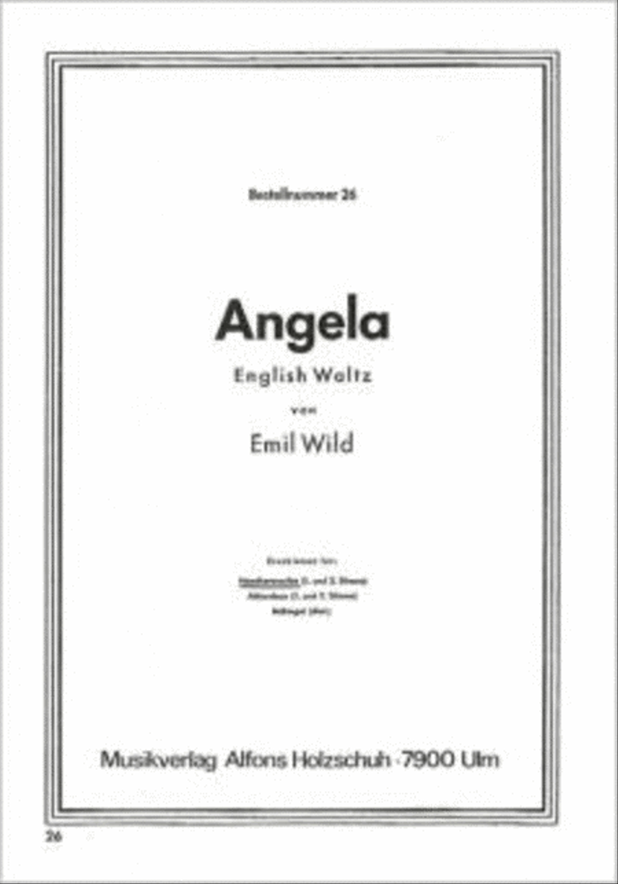 Angela, langsamer Walzer School and Community scores gallery preview page 1
