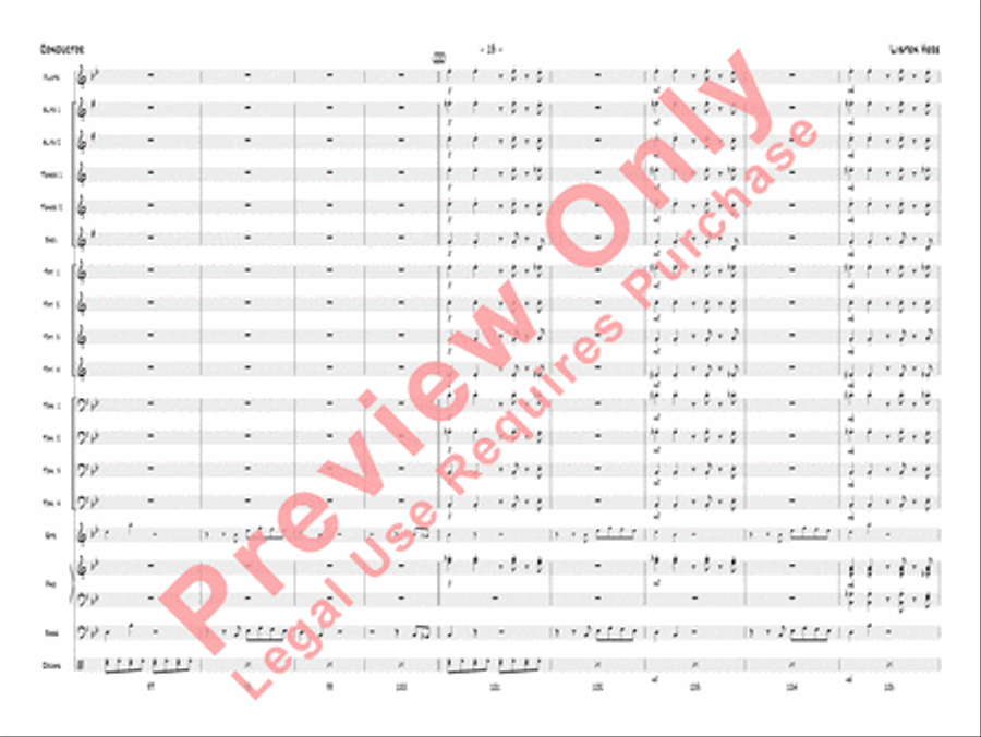 Listen Here Jazz Ensemble scores gallery preview page 16
