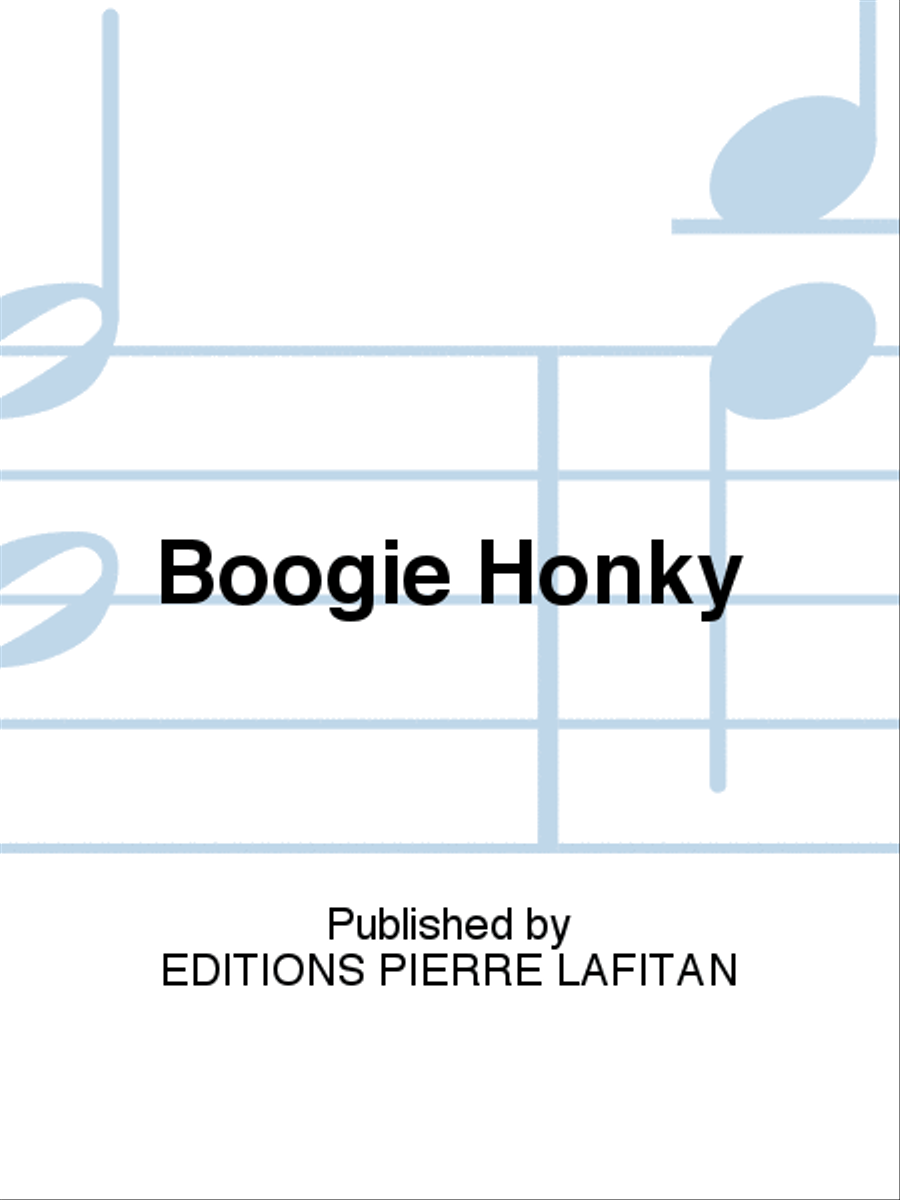 Boogie Honky Piano Solo scores gallery preview page 1