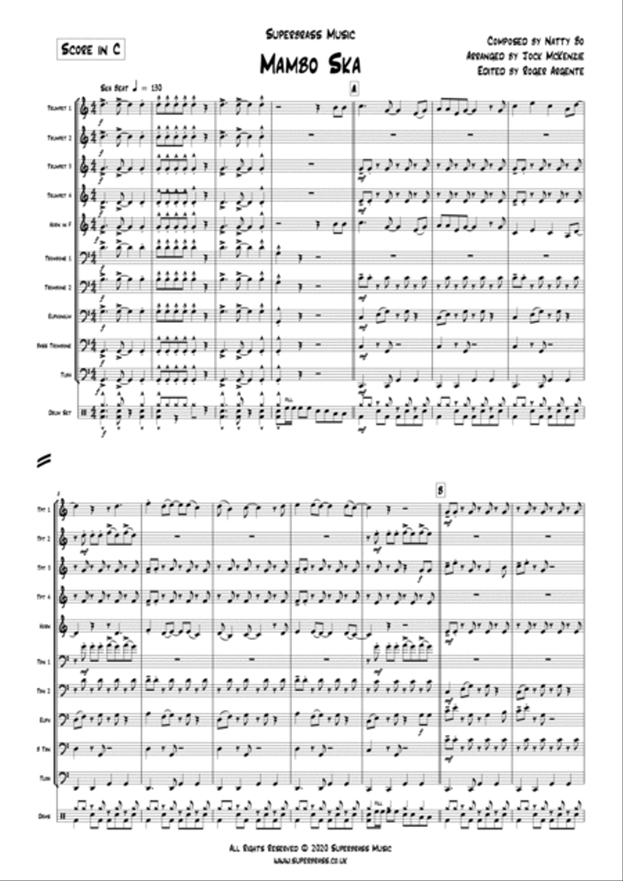 Mambo Mambo Euphonium scores gallery preview page 3