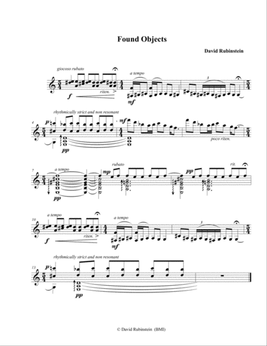 Sketches from the Shore Classical Guitar scores gallery preview page 5