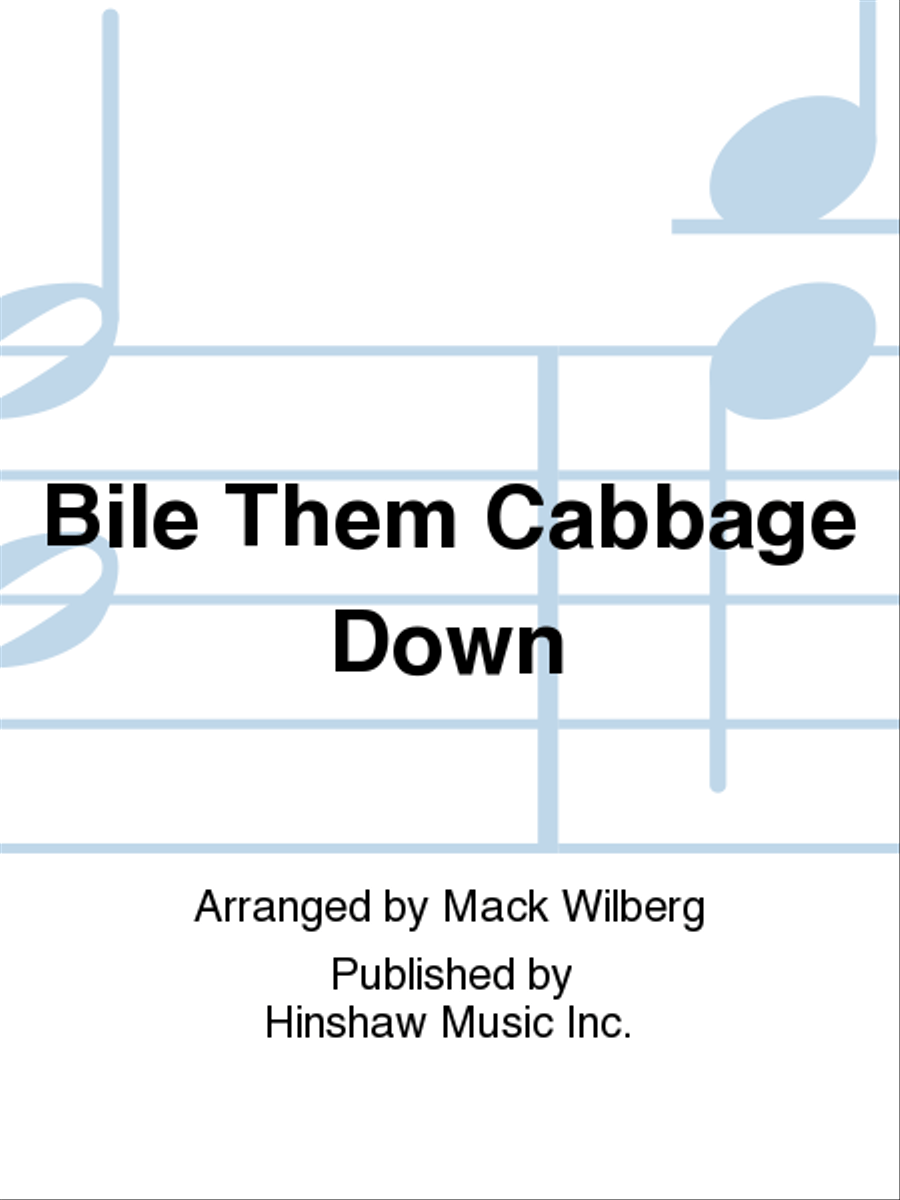 Bile Them Cabbage Down 4-Part scores gallery preview page 1