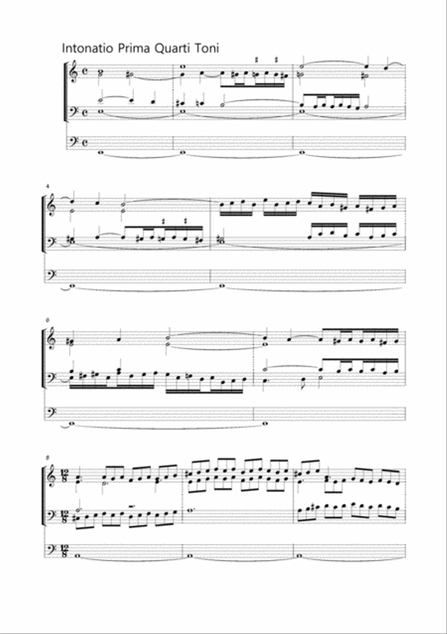 INTONAZIONI - S.A. Scherer - For Organ Organ Solo scores gallery preview page 4