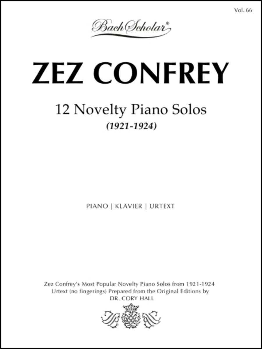 12 Novelty Piano Solos (Bach Scholar Edition Vol. 66)