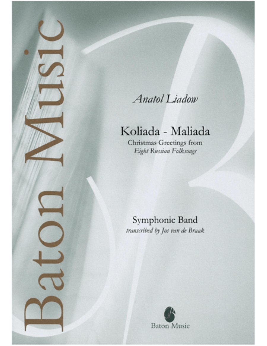 Koliada, Maliada Concert Band scores gallery preview page 1