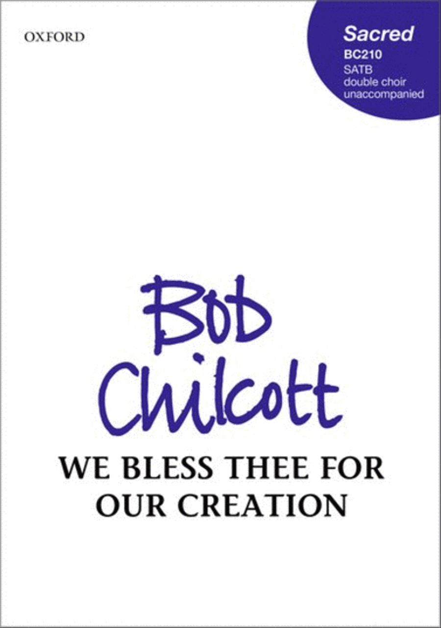 We bless thee for our creation 4-Part scores gallery preview page 1