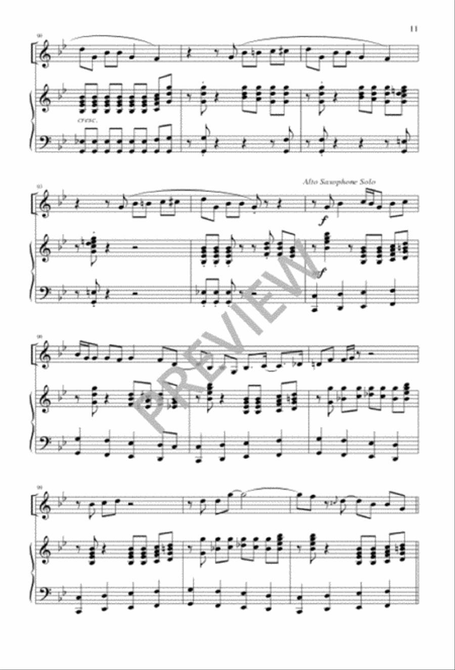 Thank You, Lord Thank You, Lord 4-Part scores gallery preview page 12