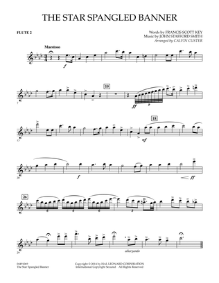 The Star Spangled Banner - Flute 2