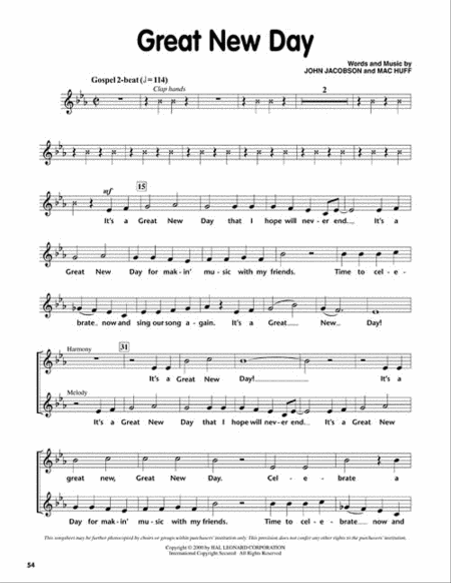 Mac 'n' Cheese Choir scores gallery preview page 7
