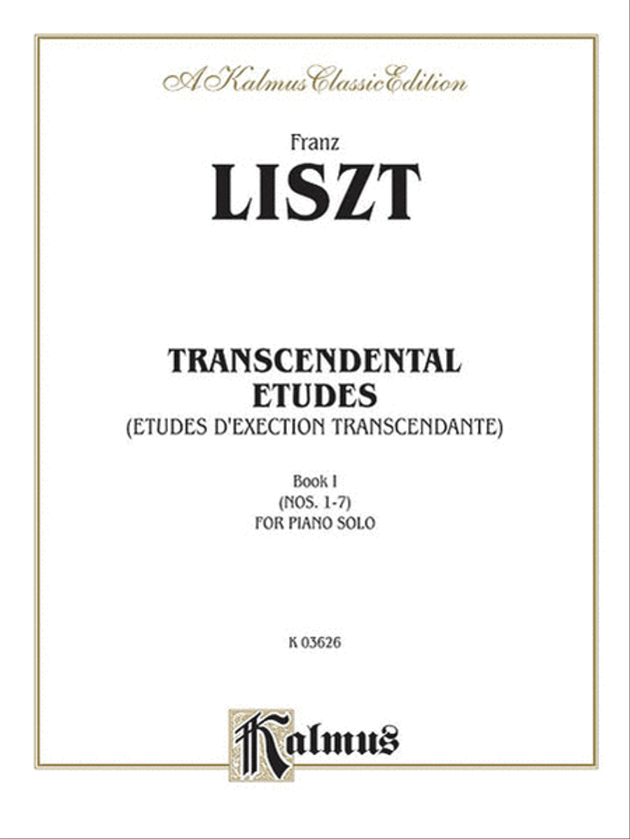 Transcendental Etudes, Volume 1 Piano Method scores gallery preview page 1