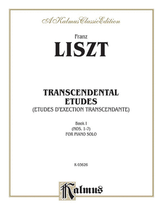 Book cover for Transcendental Etudes, Volume 1