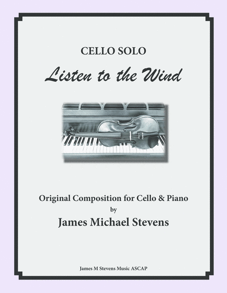 Listen to the Wind - Cello Solo & Piano image number null