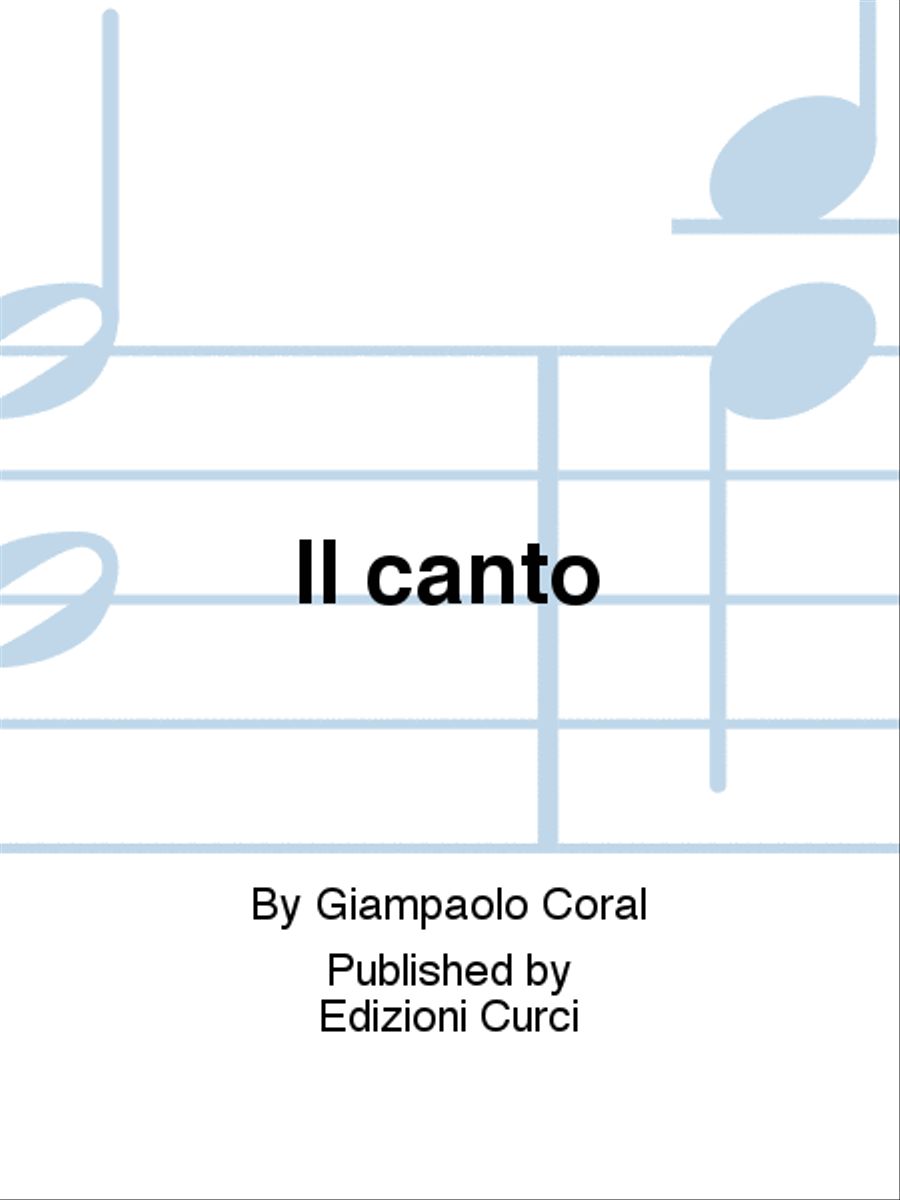 Il canto Il canto Voice scores gallery preview page 1