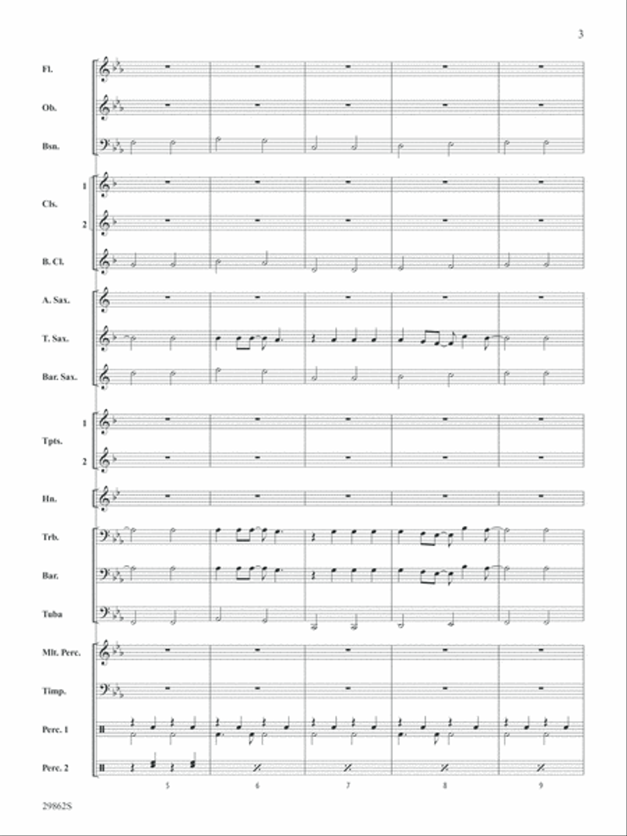 I Kissed a Girl: Score I Kissed a Girl: Score Concert Band scores gallery preview page 3