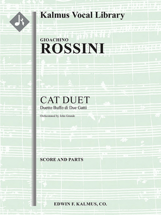 Book cover for Cat Duet (Duetto Buffo di Due Gatti)