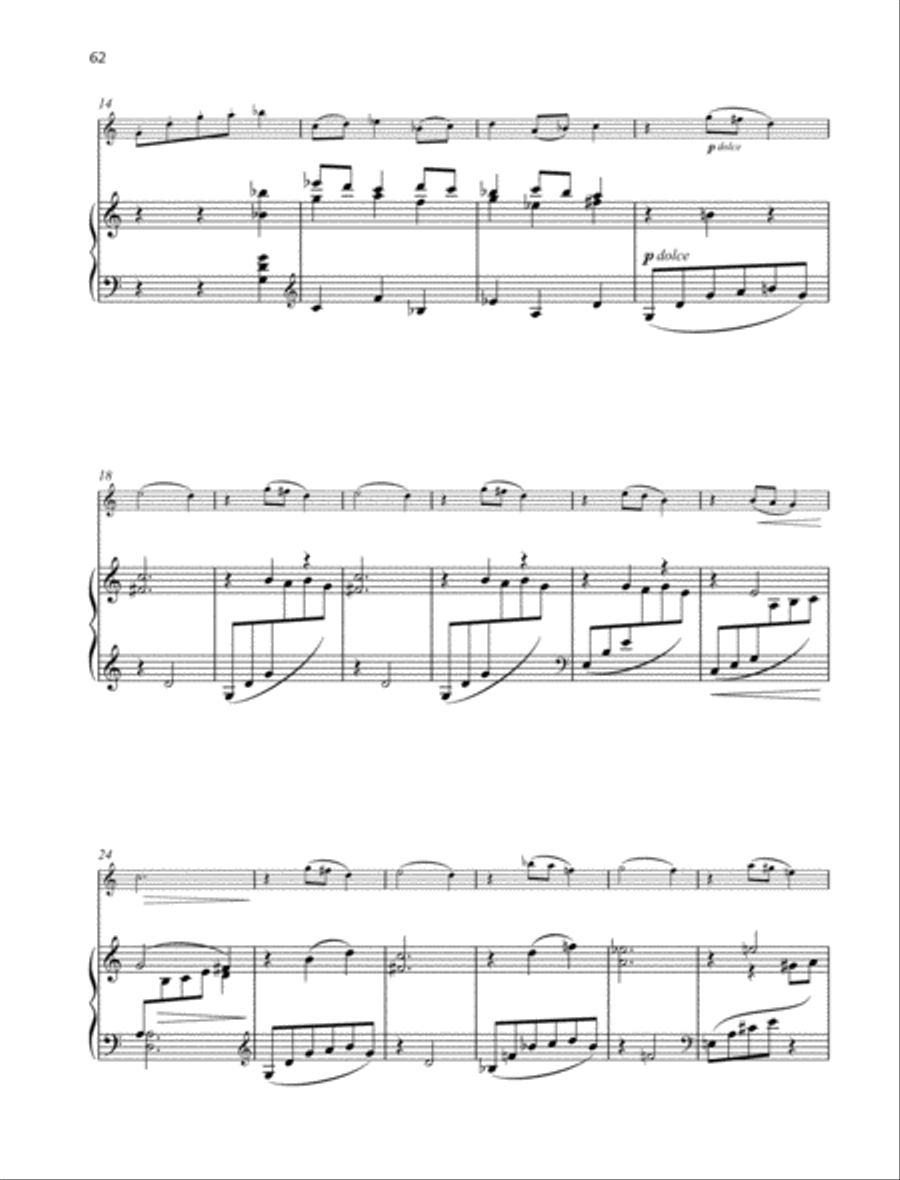 Amorette A minor Op. 54, No. 3 Violin Solo scores gallery preview page 2