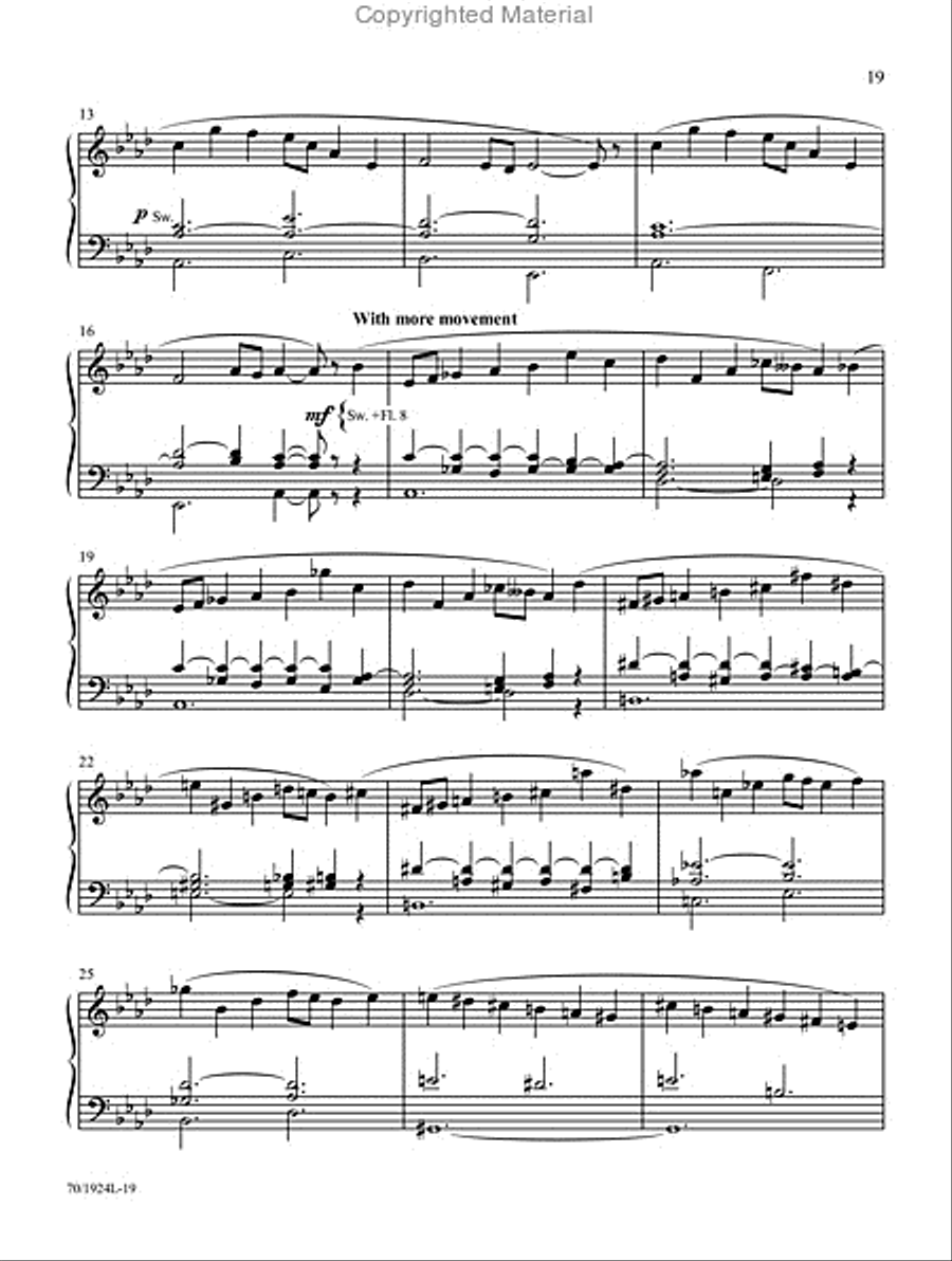 Masterworks for Organ Organ Solo scores gallery preview page 9