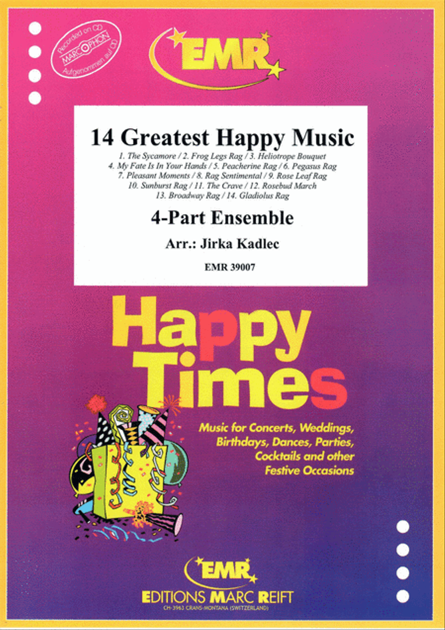 14 Greatest Happy Music 14 Greatest Happy Music Concert Band scores gallery preview page 1